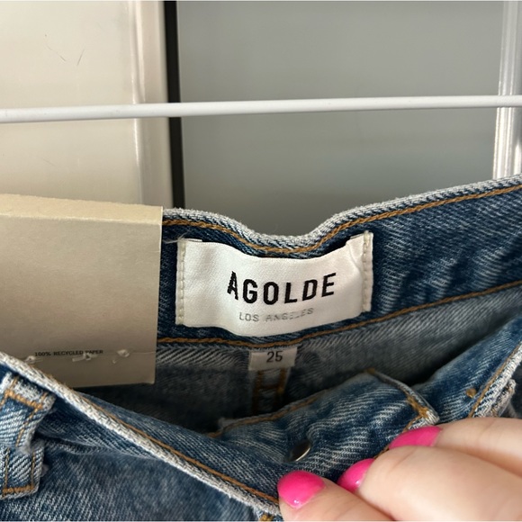 NWT Agolde Parker Vintage Cutoff Denim Shorts - Picture 4 of 5